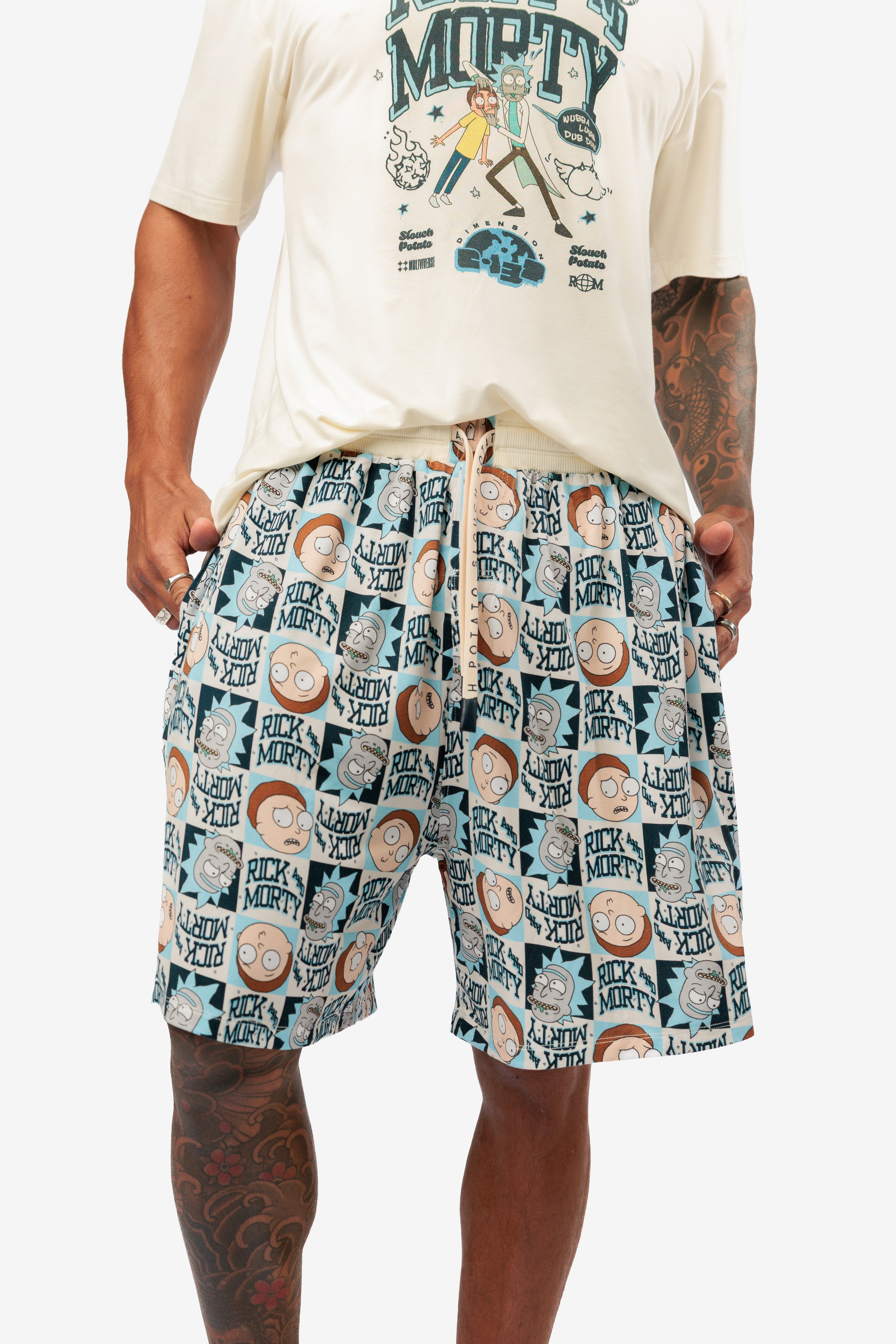 Rick & Morty Mens Short