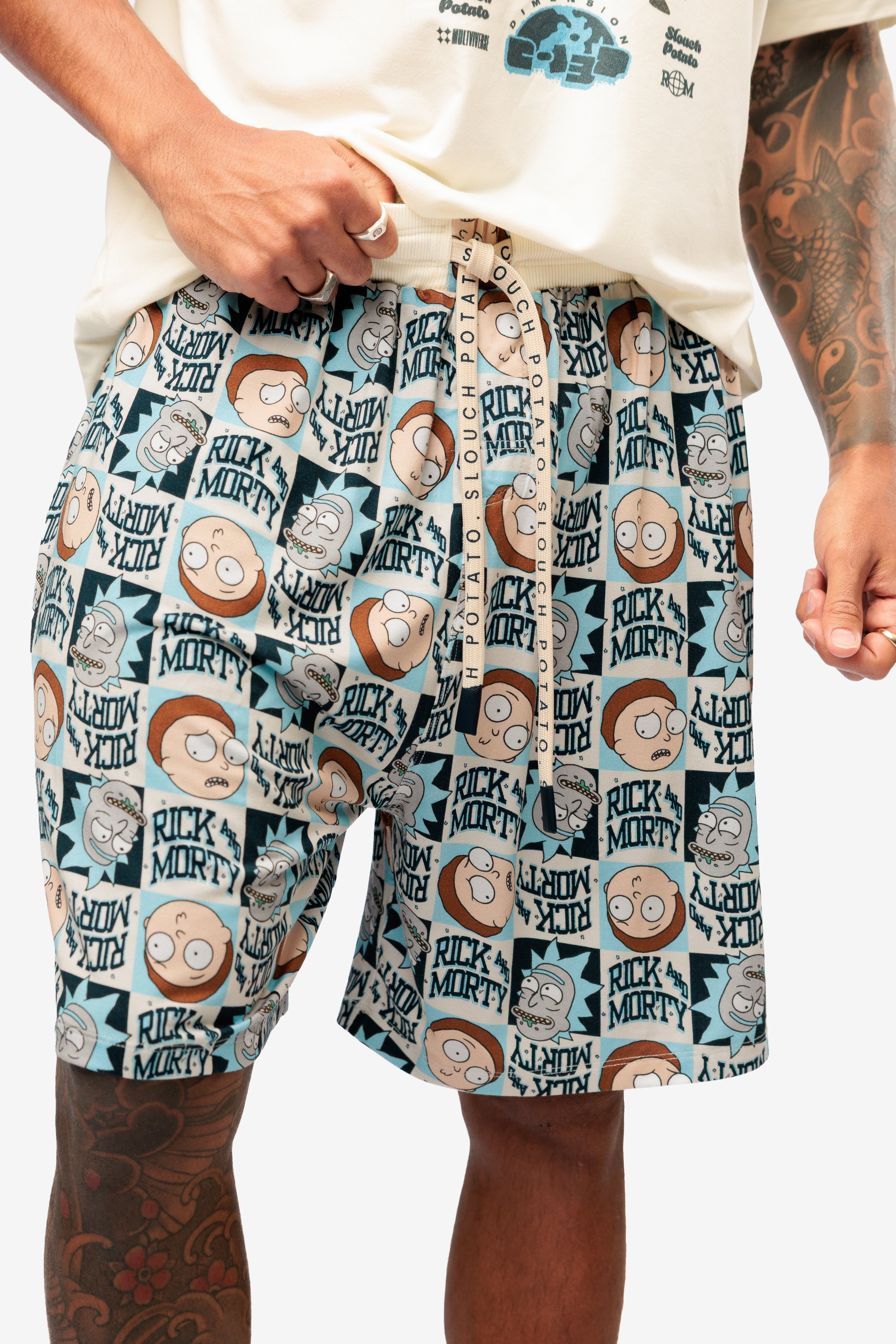 Rick & Morty Mens Short