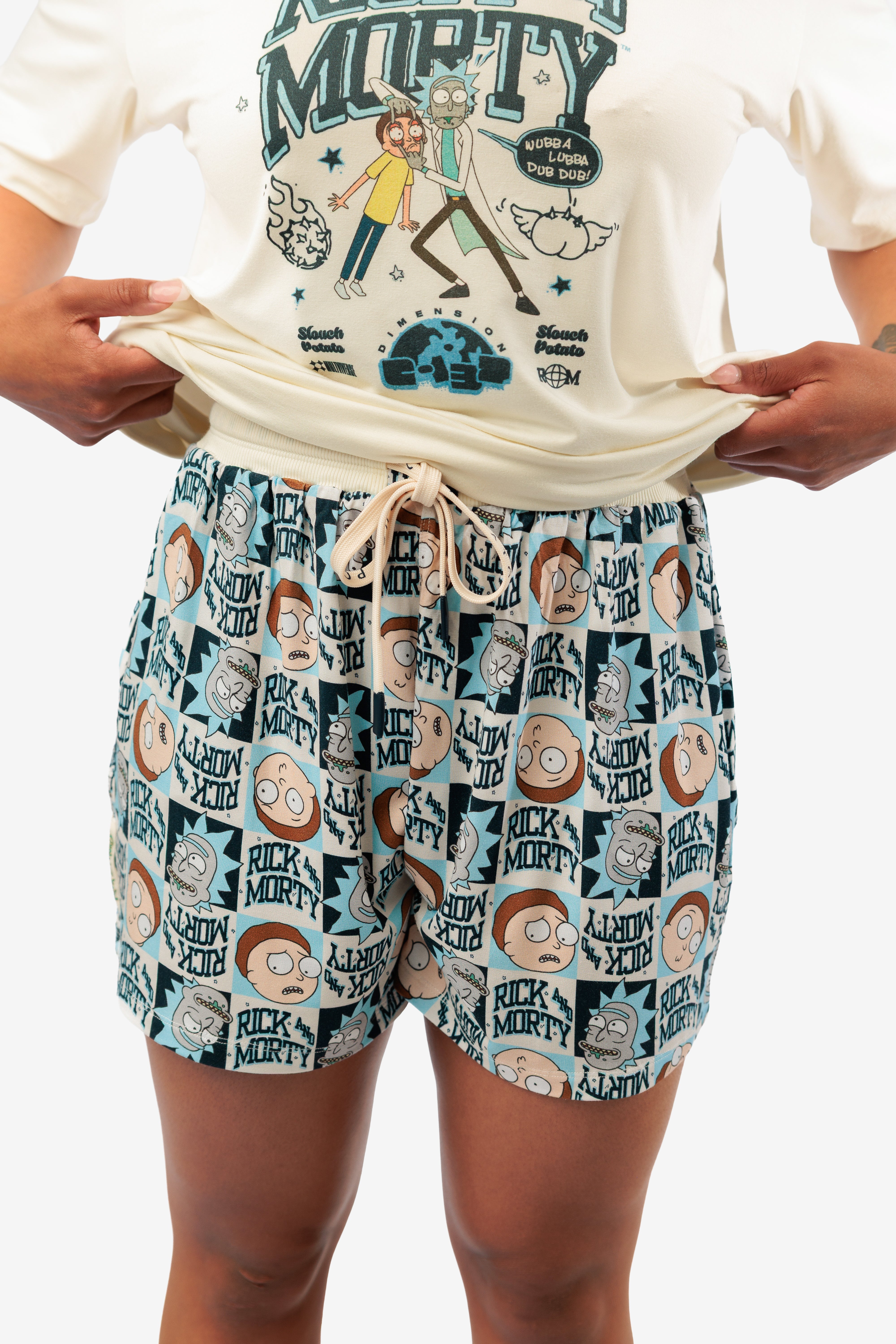 Rick & Morty Womens PJ Short