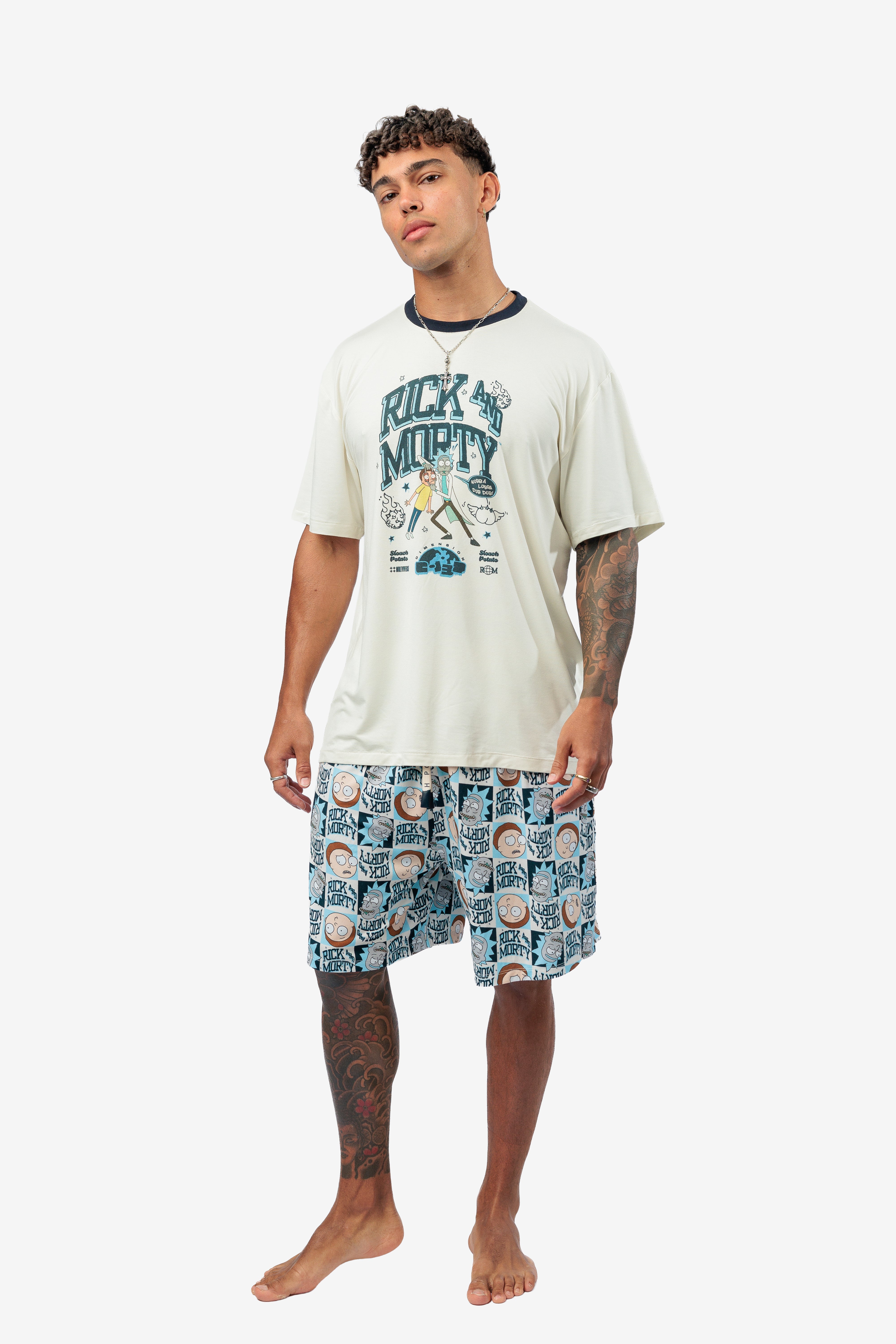 Rick & Morty Mens Short